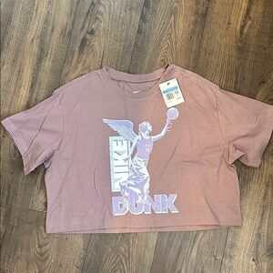 NWT! Nike Dunk Crop Tee